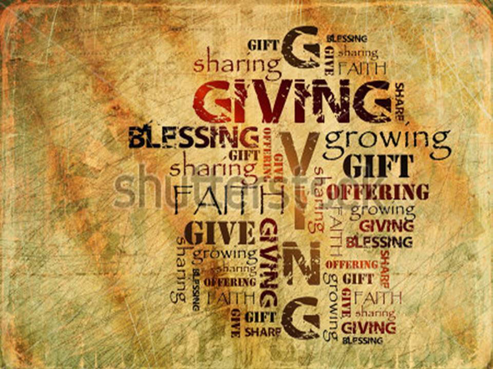 Giving